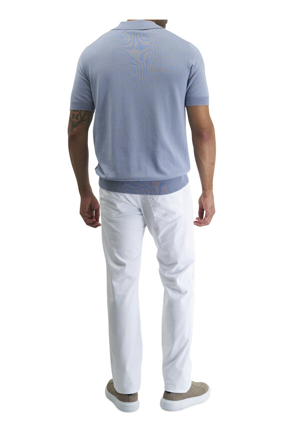 Jacob Cohen - White Five Pocket Pant 