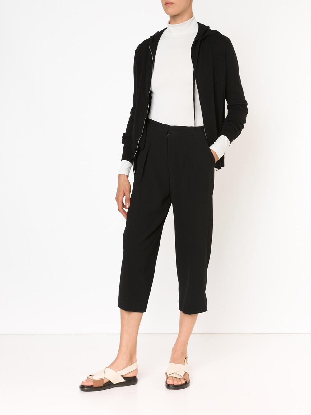 The Row - Felicia Black Cashmere Hoodie