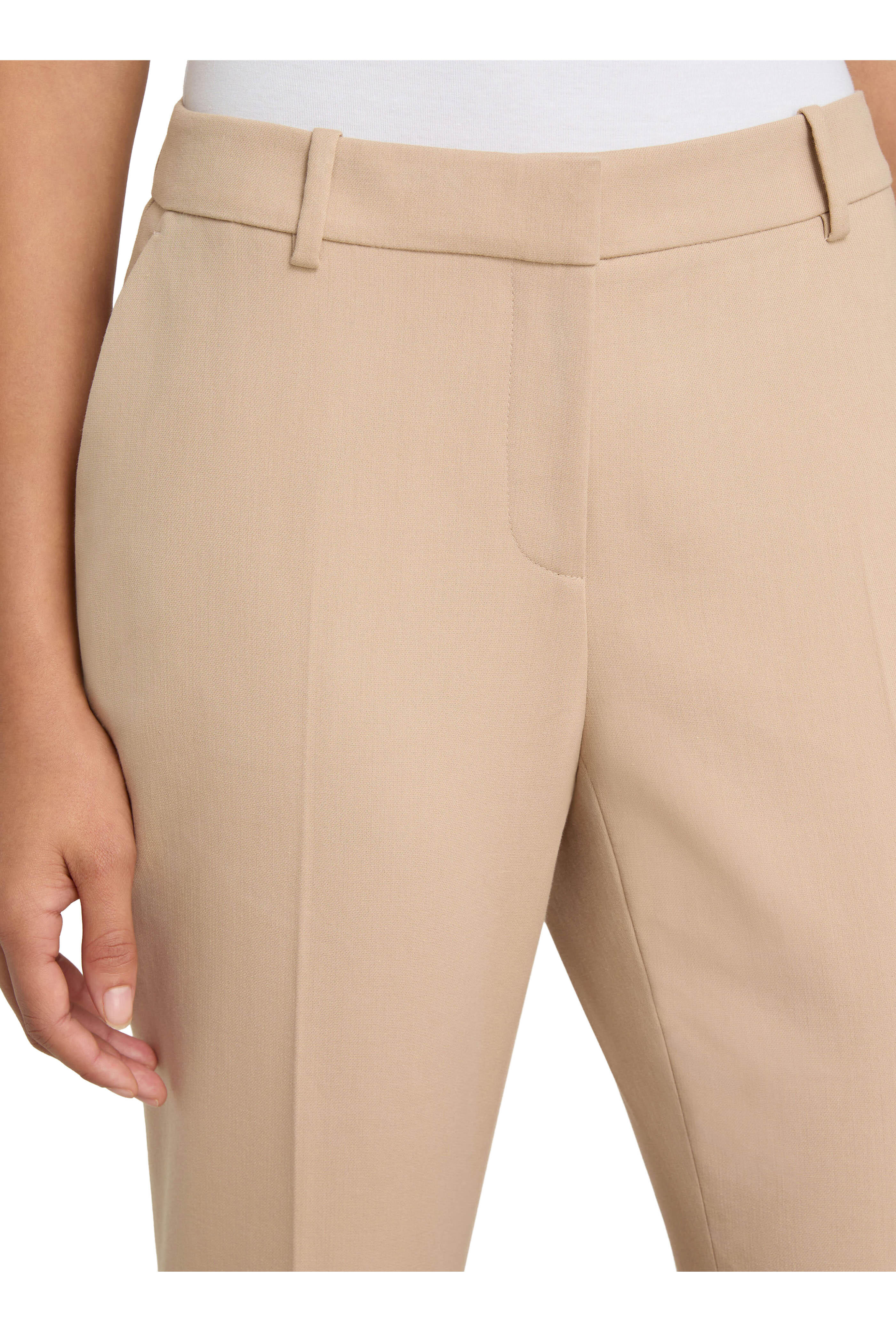 Lafayette 148 New York - Natural Cotton Double Weave Twill Pant
