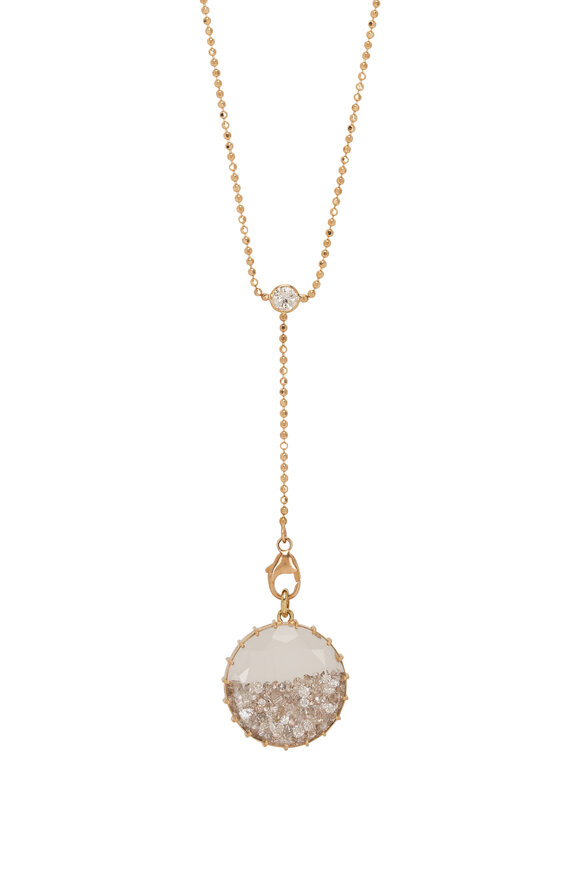 Renee Lewis - Shake© 4CT White Diamond Pendant Y Necklace