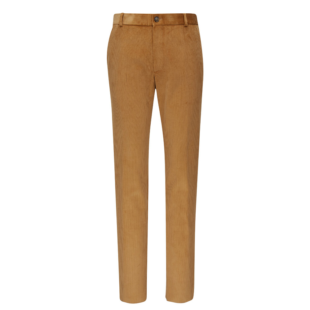 Loro Piana - Tan Cotton Corduroy Pant | Mitchell Stores