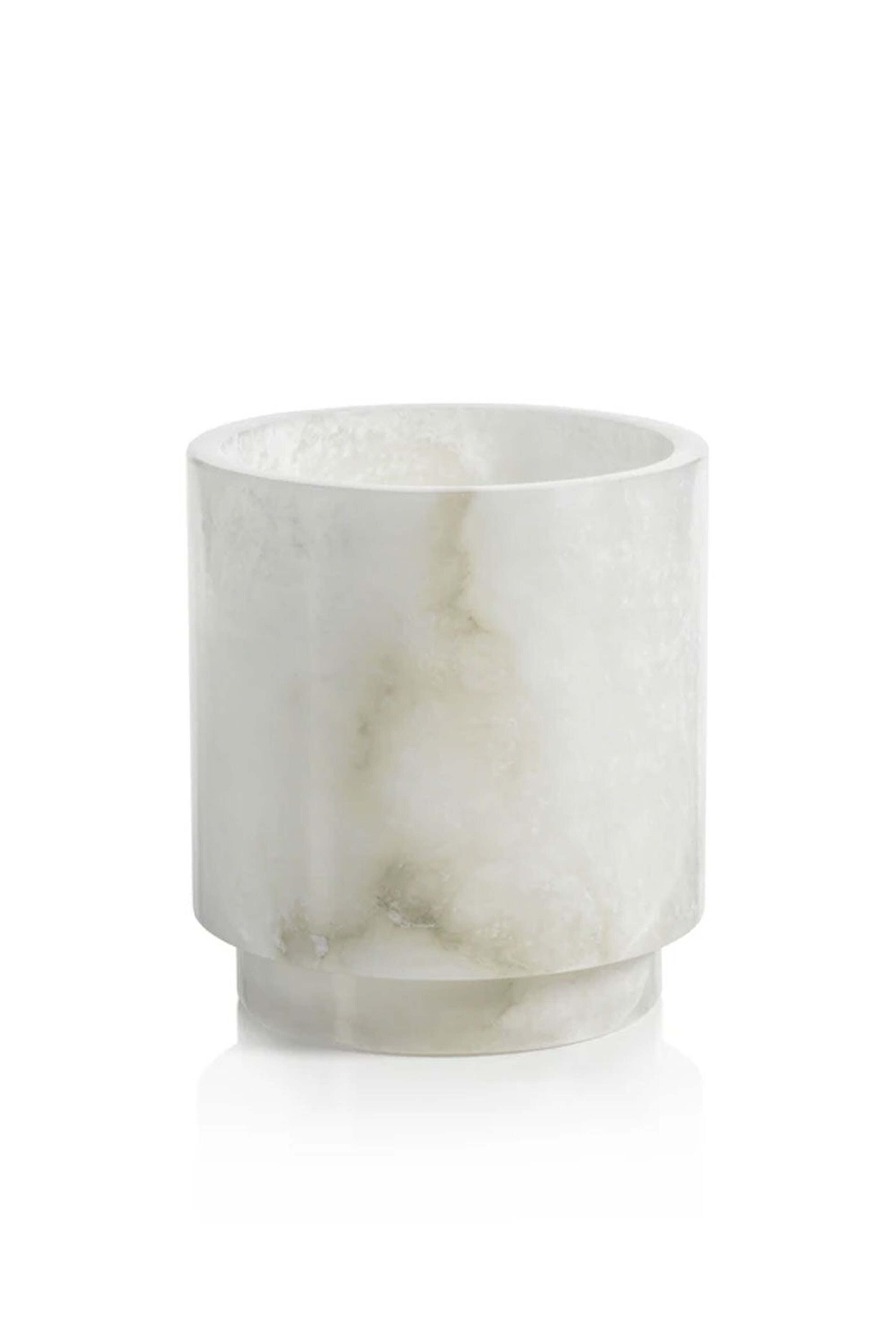 Zodax - Polished Alabaster Stone Ice Bucket