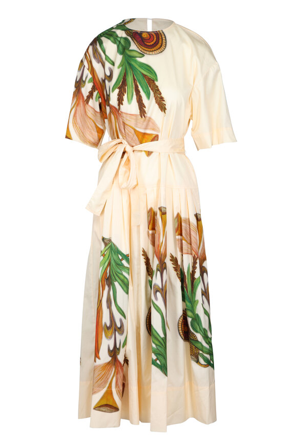 Ulla Johnson Aniline Drop Waist Cotton Dress