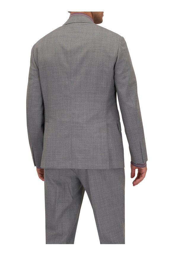 Brunello Cucinelli - Light Gray Virgin Wool Suit