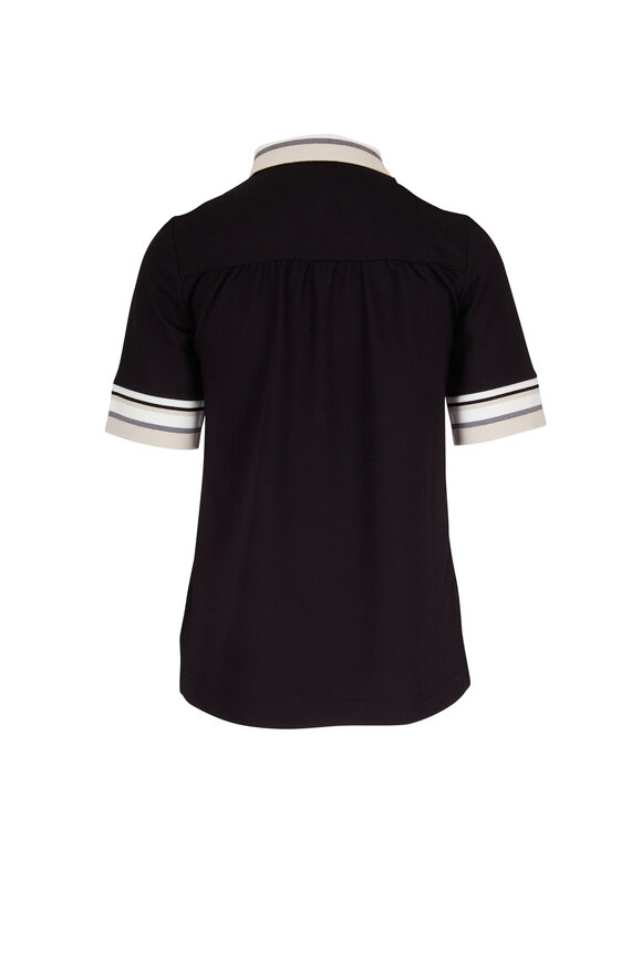 Bogner - Zofie Black Stripe Trim Polo