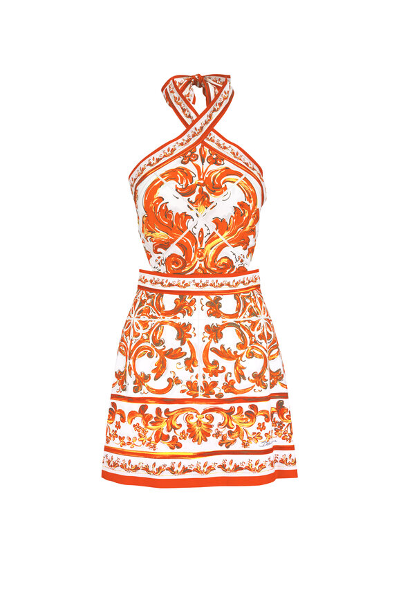 Dolce & Gabbana - Black & Red Rose Sleeveless Sheath Dress