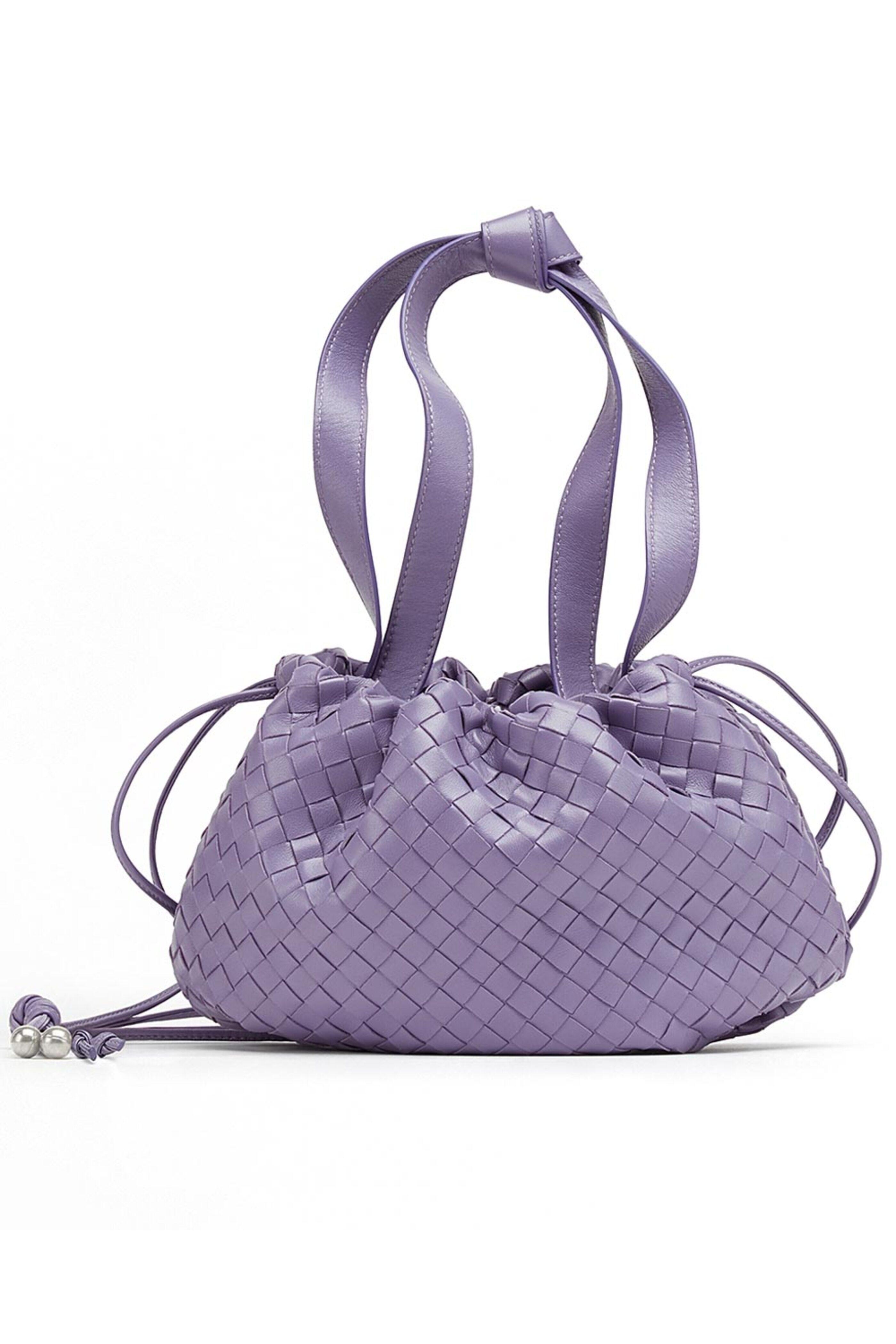 Bottega Veneta - Lavender Woven The Small Bulb Bag