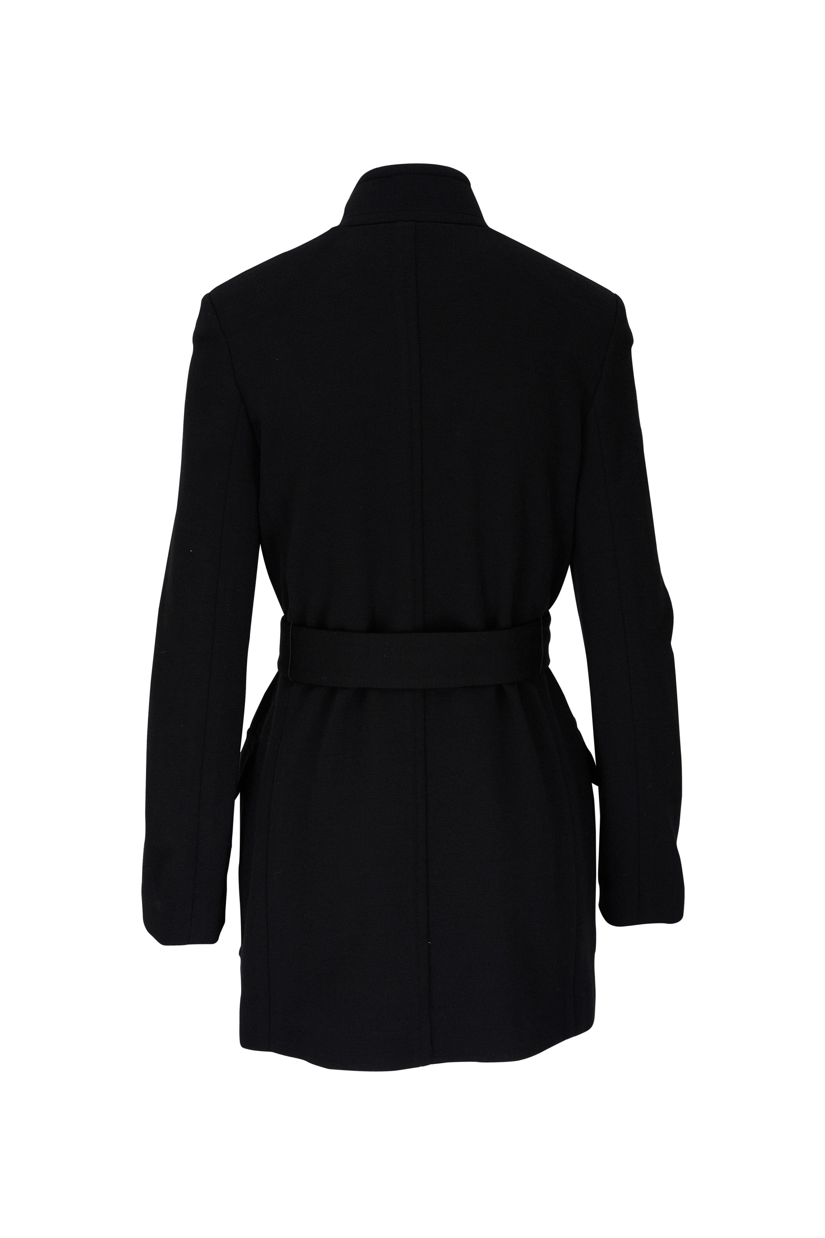 Saint Laurent - Black Jersey Wool Jacket