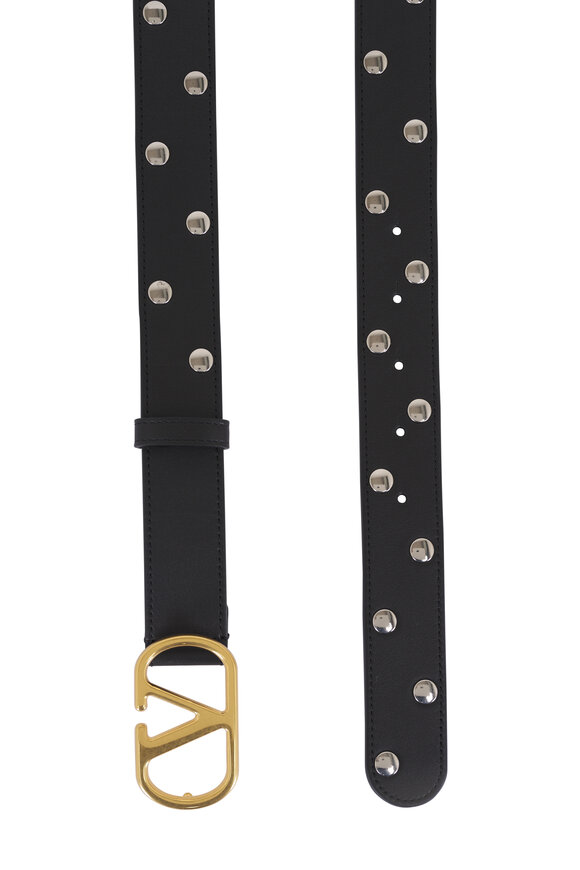 ベルト VALENTINO GARAVANI VLOGO SIGNATURE LEATHER BELT Valentino Garavani - VLogo Signature Reversible Leather Belt