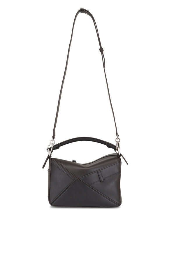 Loewe Small Panta Puzzle Vintage Brown Leather Bag - view 3