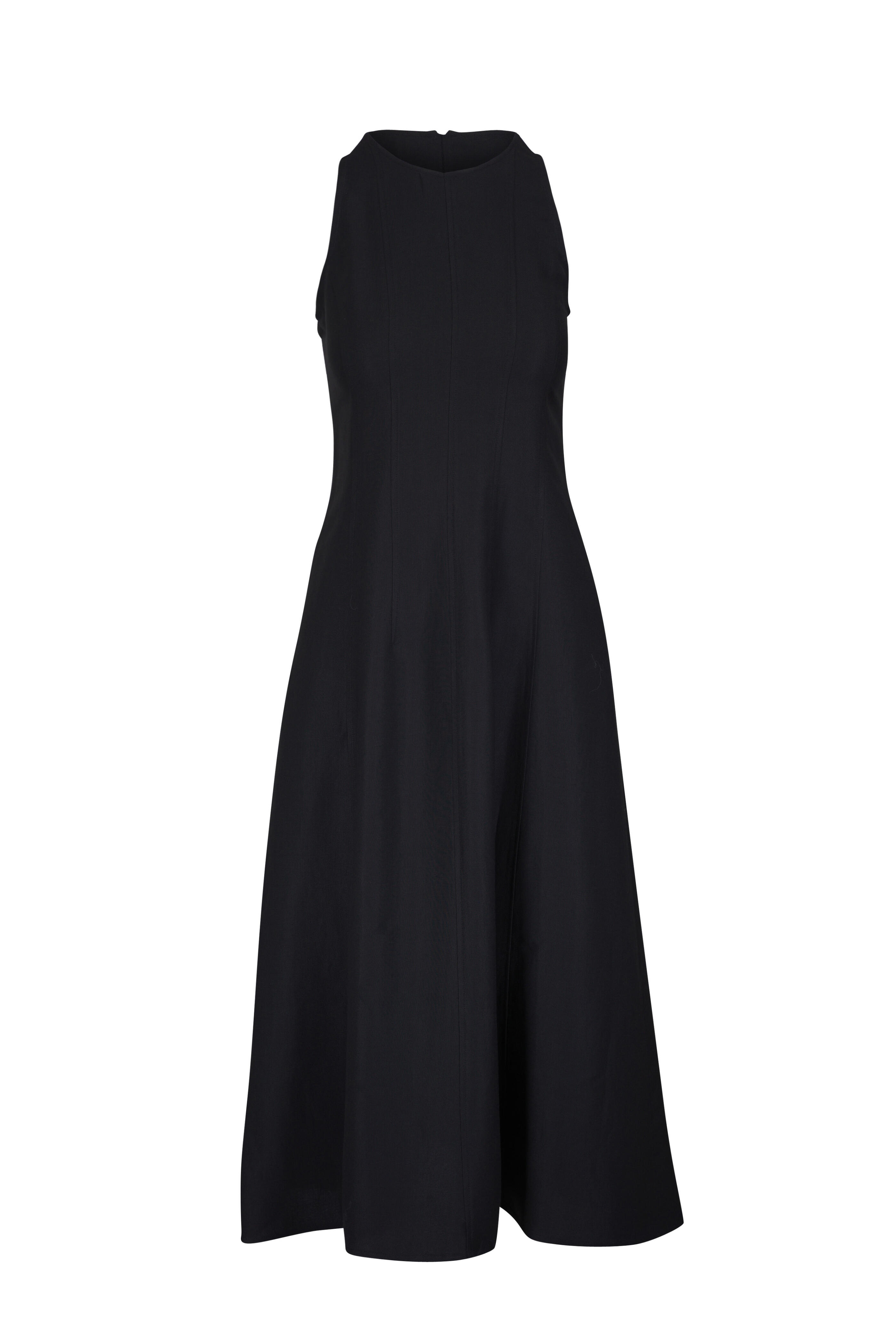 Antonelli - Monsen Black Woven Midi Dress | Mitchell Stores Antonelli - Monsen Black Woven Midi Dress | Mitchell Stores