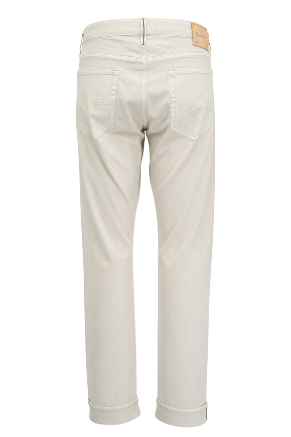 AG - Tellis Off White Modern Slim Twill Pant