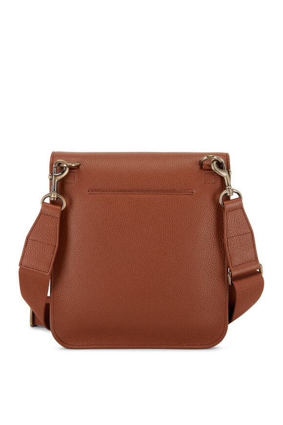 Akris - Anouck Caramel Leather Small Messenger Bag