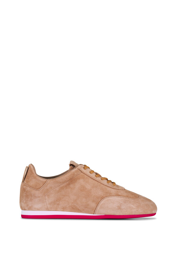 Christian Louboutin Eleonora Flex Suede Low-Top Sneaker - view 2