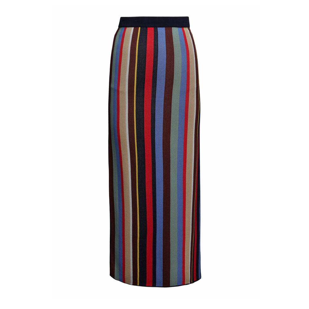 Staud - Karina Market Stripe Skirt