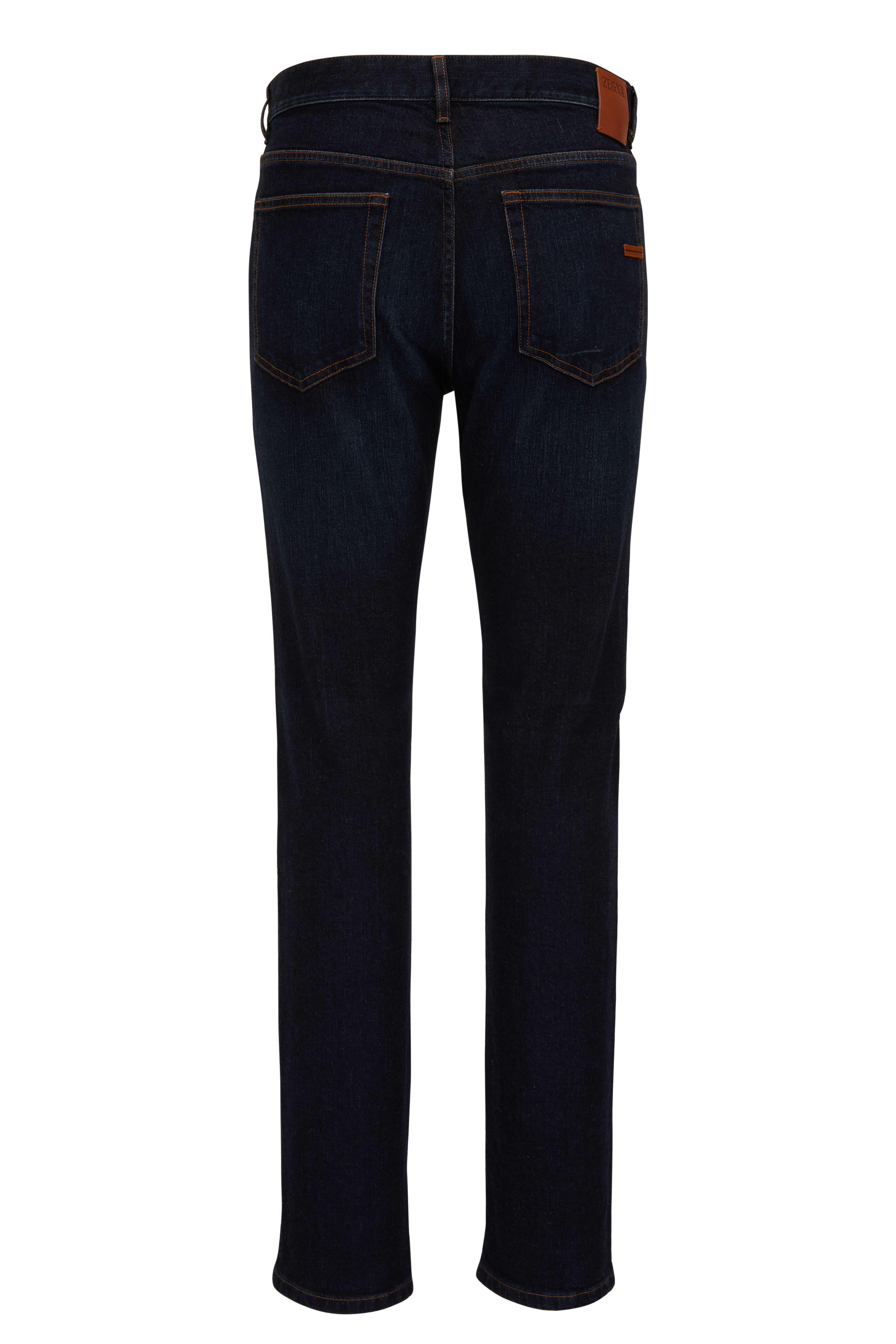 Zegna - Dark Blue Stretch Jean