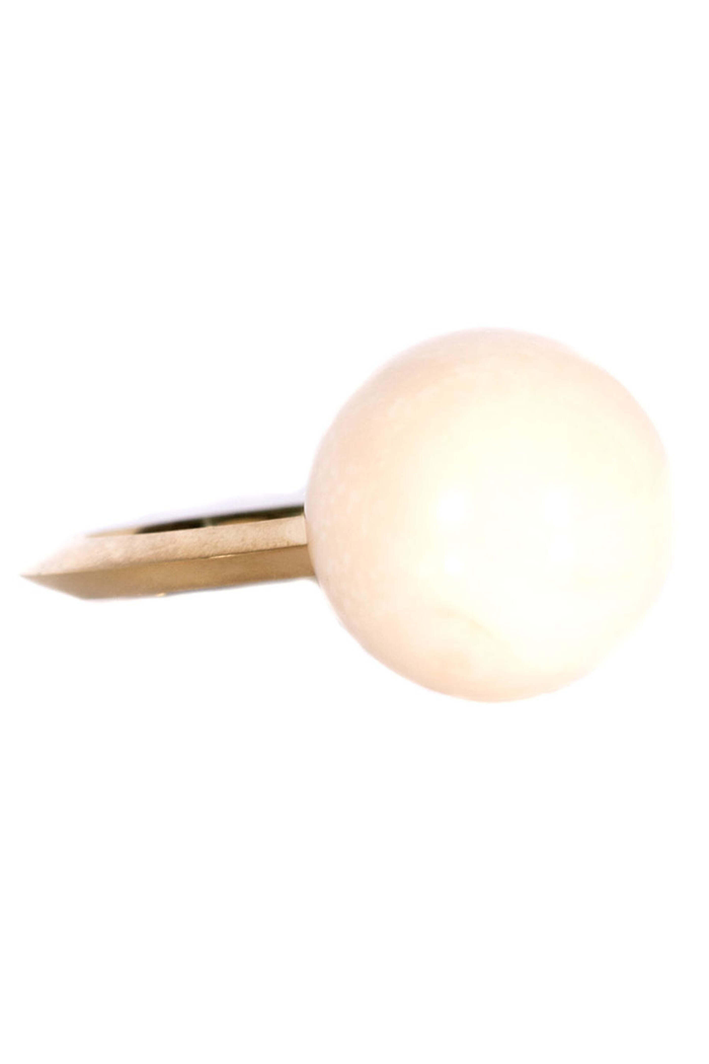 Sylva & Cie - White Coral Ball Ring