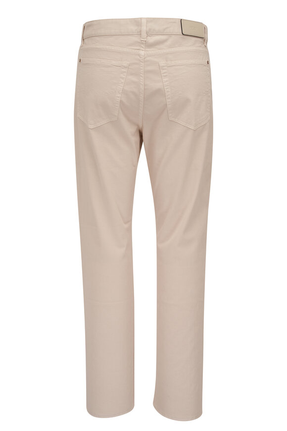 Agnona - Off-White Twill Five Pocket Pant 