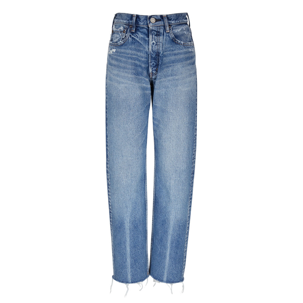 Moussy - Ashley Blue Straight Leg Jean | Mitchell Stores