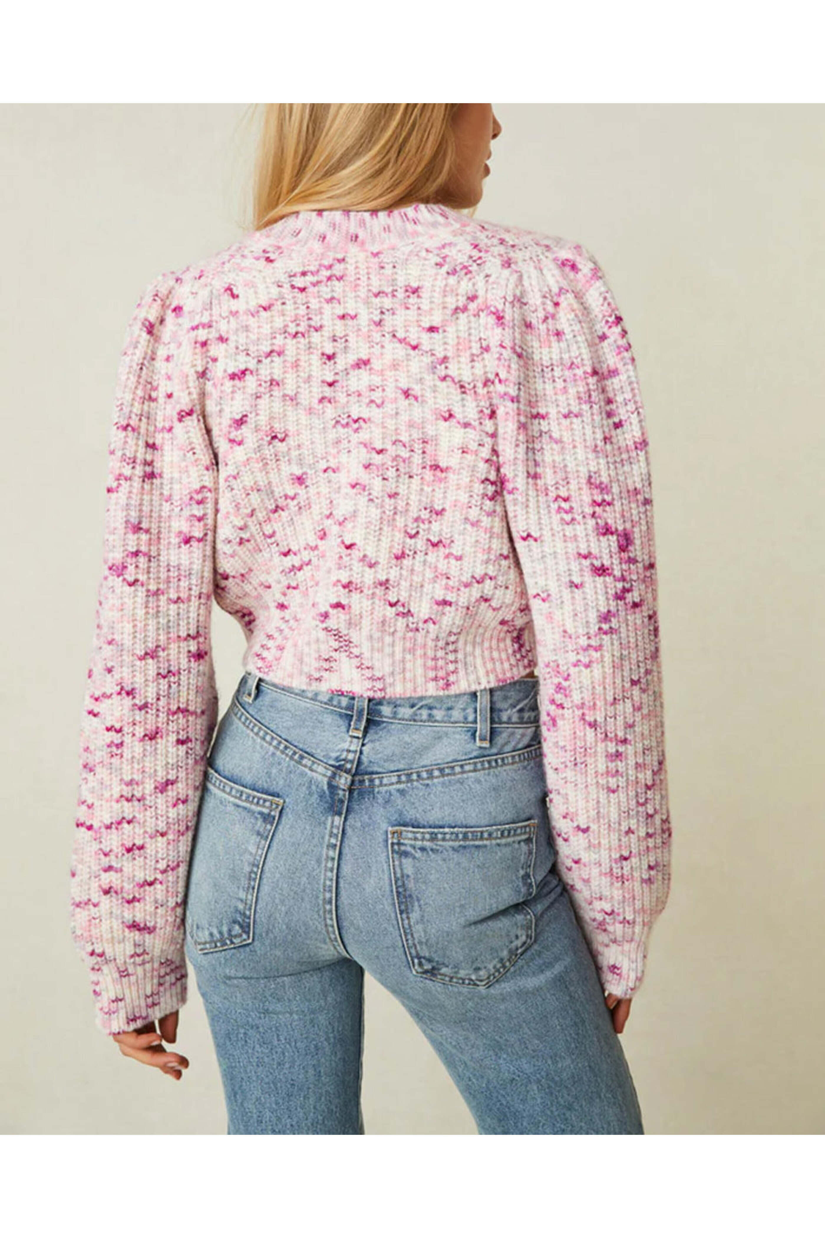 Loveshackfancy - Berry Medley Avignon Crop Cardigan