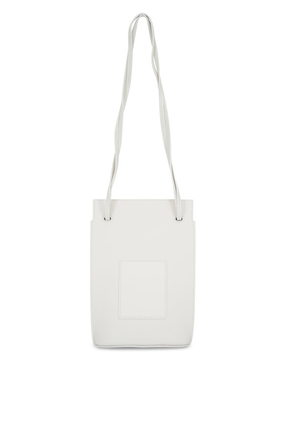 Loewe - Dice Pocket Soft White Leather Shoulder Bag