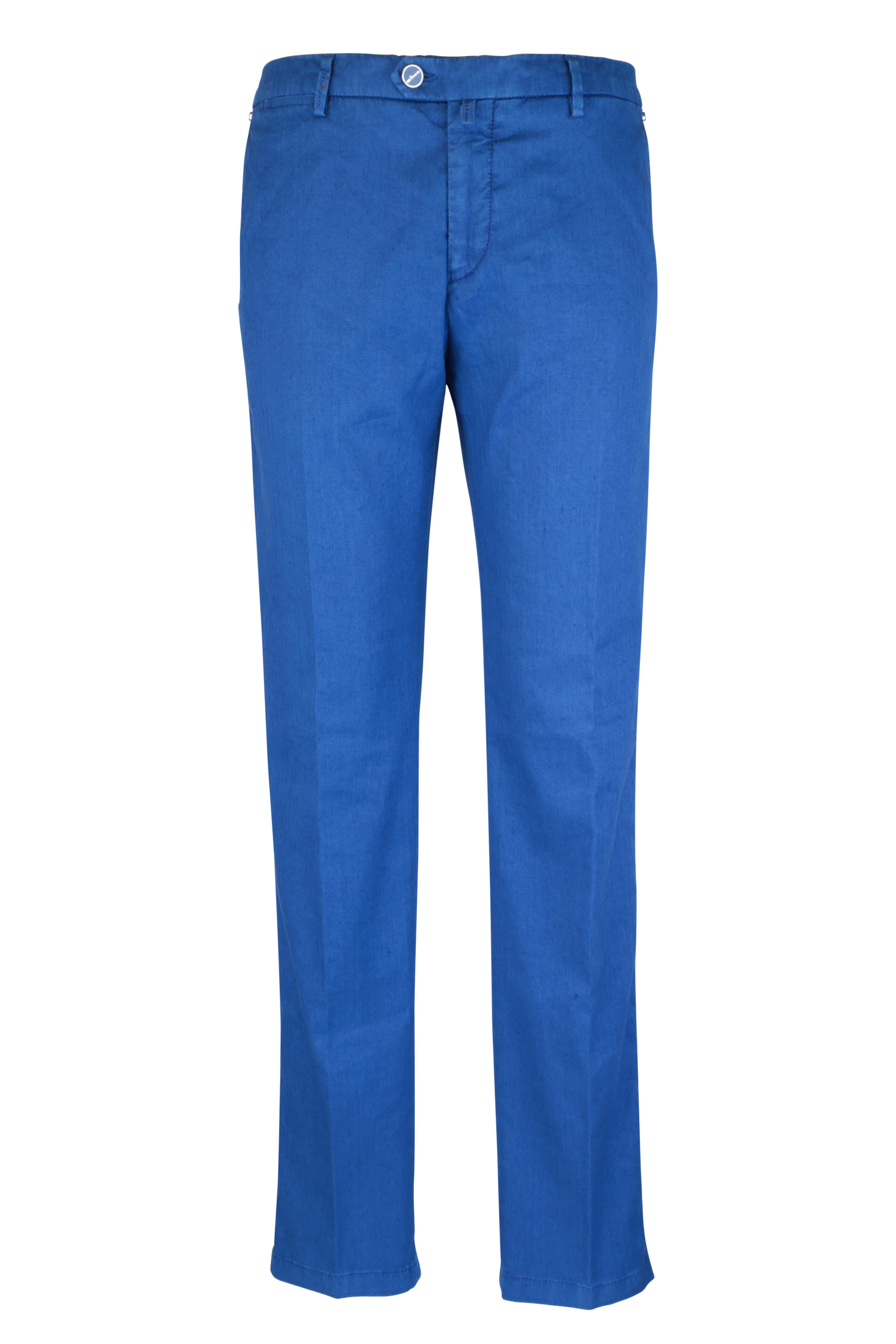 Linen Blend Straight Leg Pant