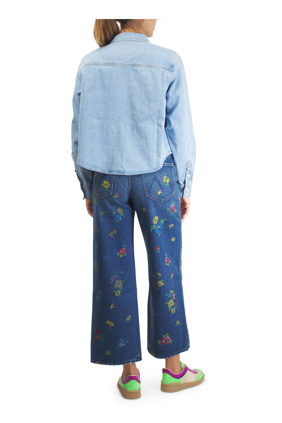 Mother The Lil Rerun Zip Sneak Field of Flowers Jean - view 4