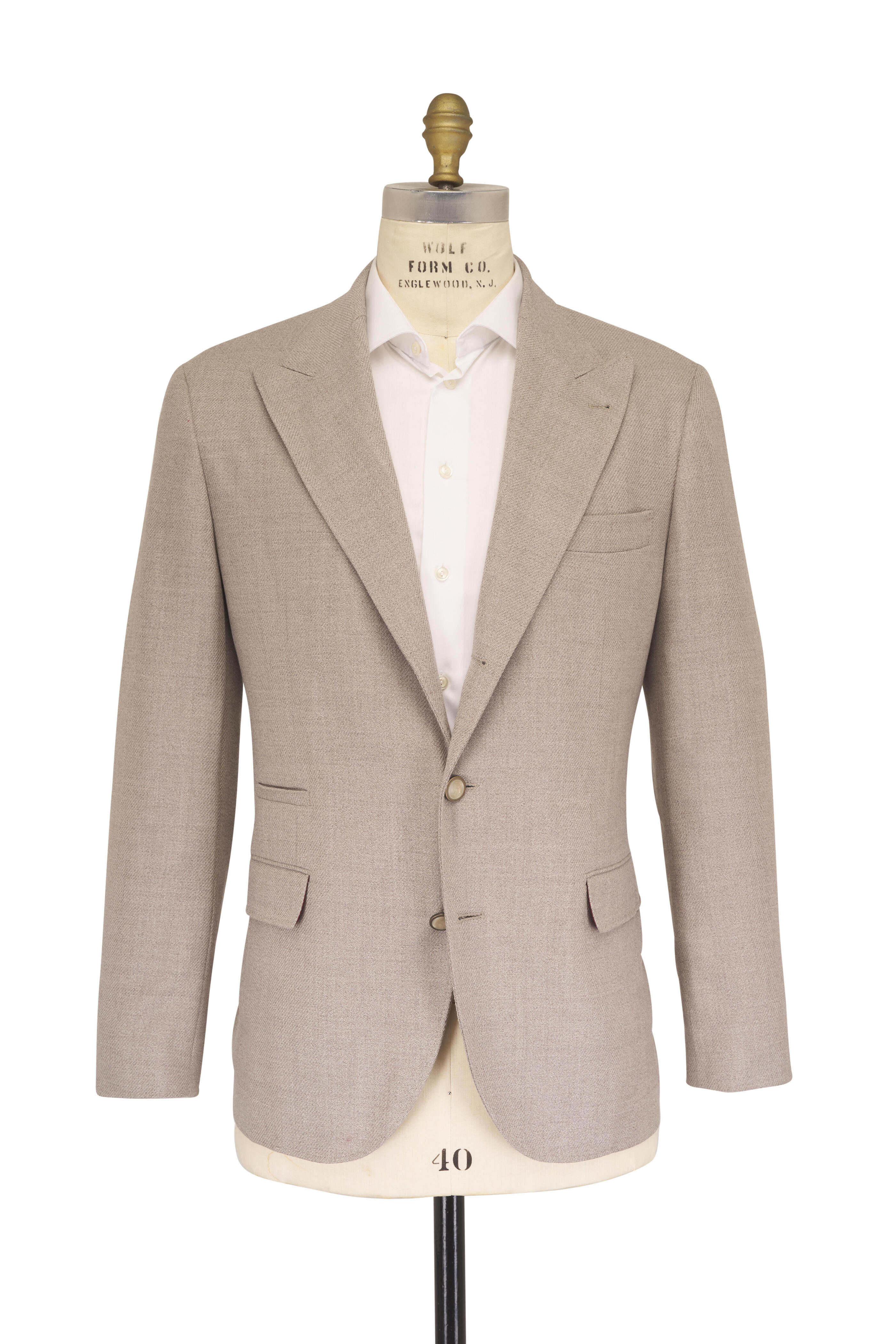 Brunello Cucinelli - Granite Wool Mouline Sportcoat - view 2