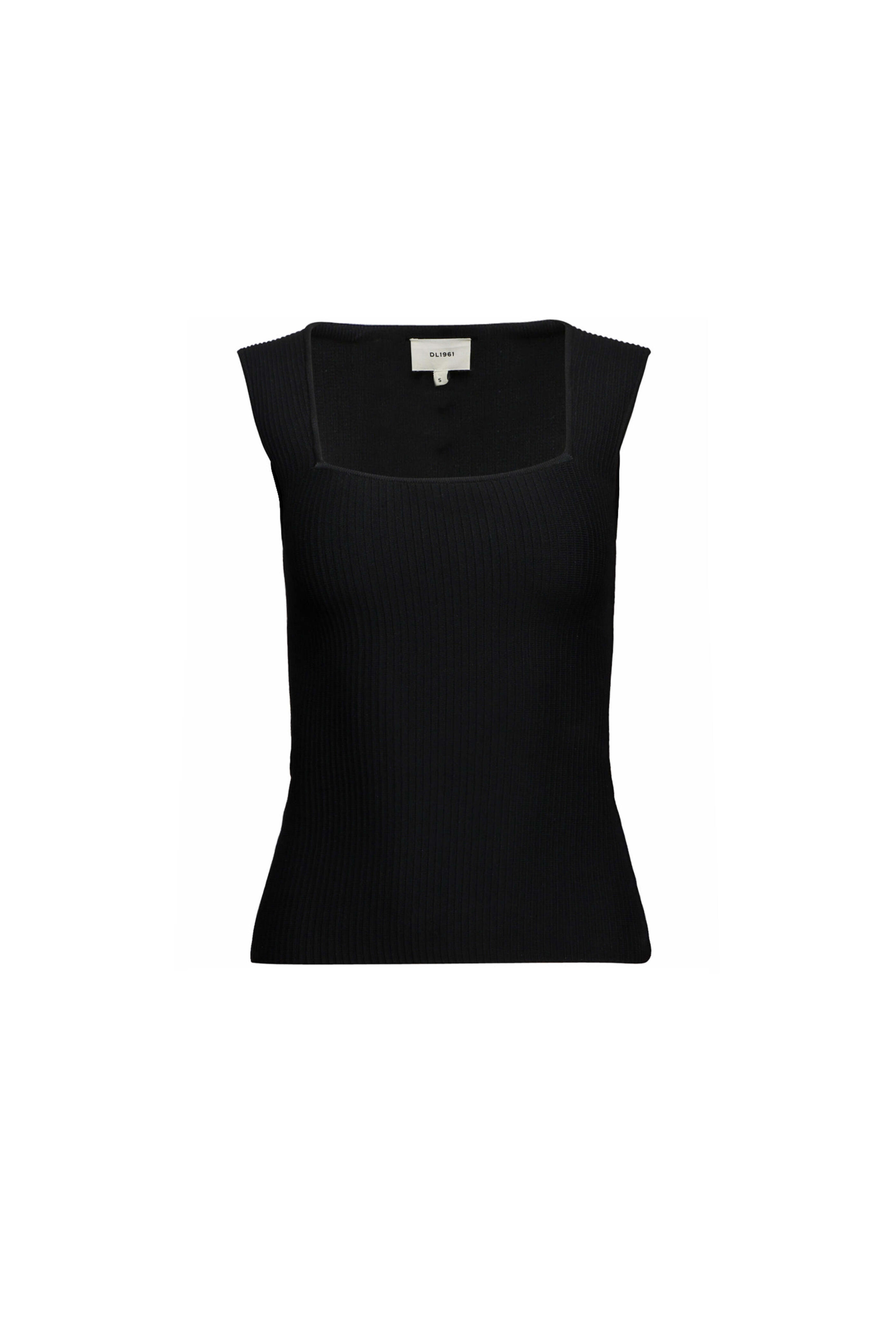 DL1961 - Black Square Neck Top