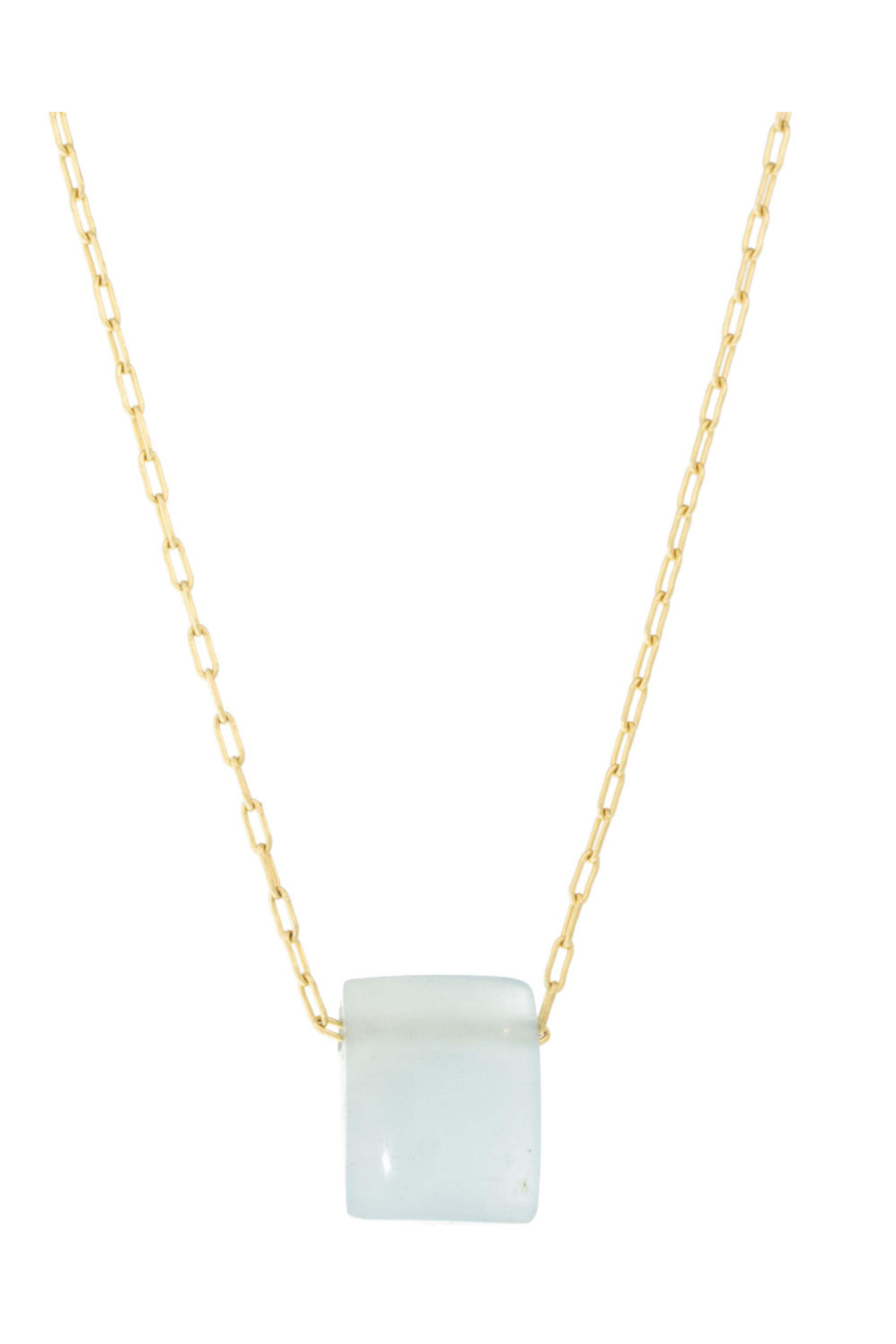 Ten Thousand Things - Aquamarine Chicklet Necklace