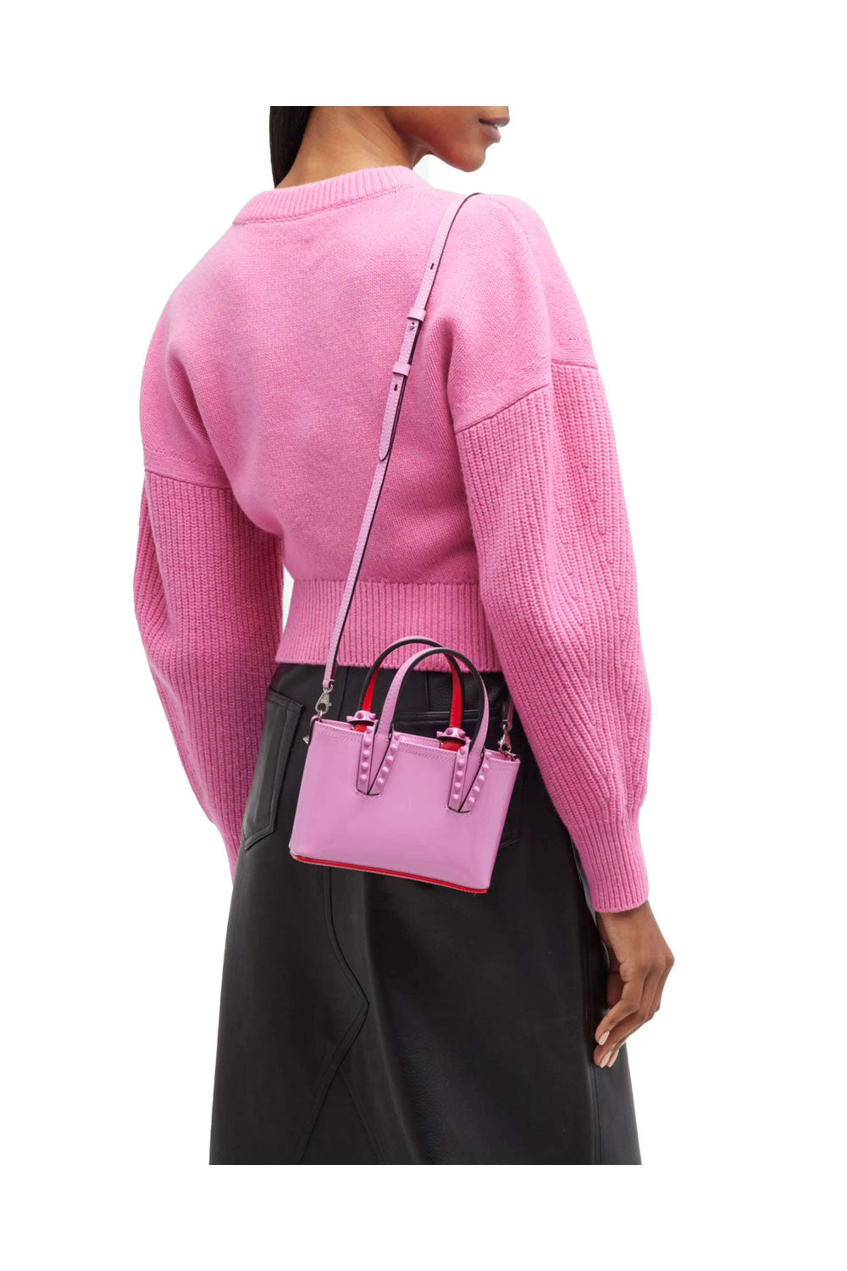 本当に信頼出来る商品 Christian Louboutin - Cabata Nano Patent in Gummy バッグ