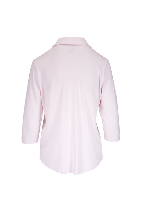 Majestic Rose Pink Soft Touch Semi Relaxed Shirt - view 2
