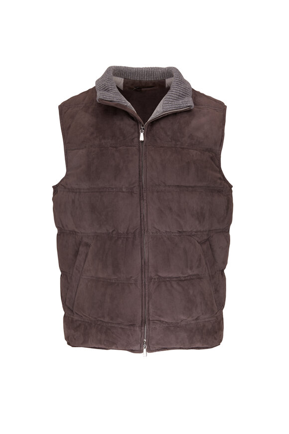 Mandelli - Gray Suede Vest