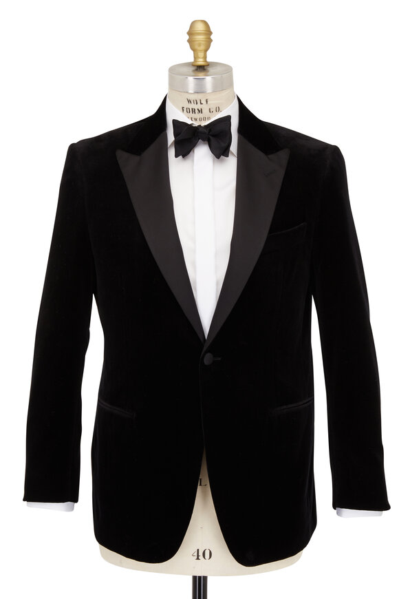 Royal Blue Velvet Dinner Jacket – Samuelsohn