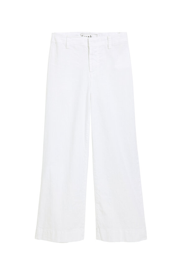 Frank & Eileen Wexford White Wide Leg Pant - view 7