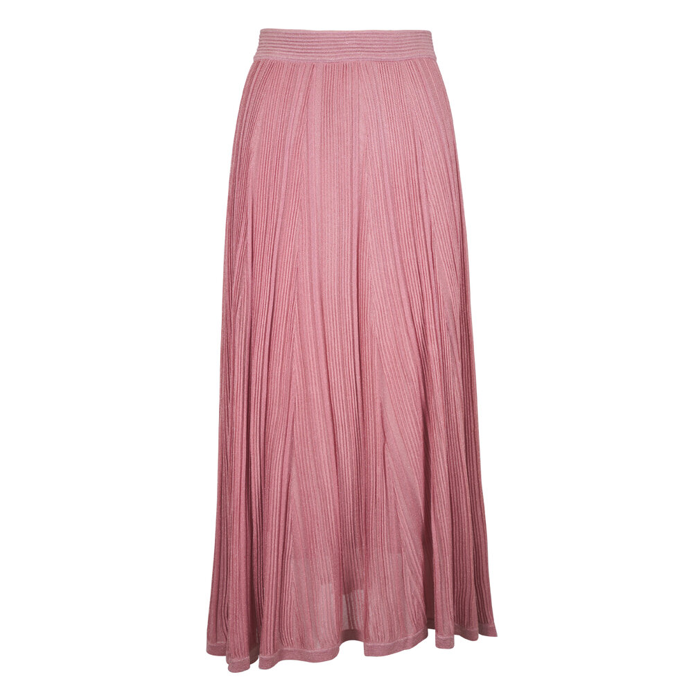ワンピース ZIMMERMANN Women Mid Skirts 8803DMAT PKTI PINK Zimmermann Midi Skirt and Pink Printed Crush Top Set - E