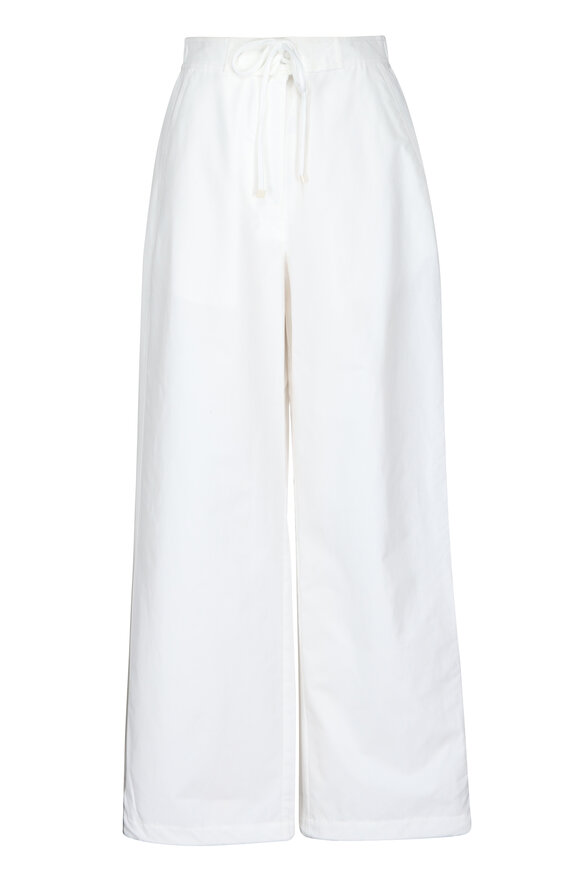 Simkhai White Lennox Straight Leg Pant