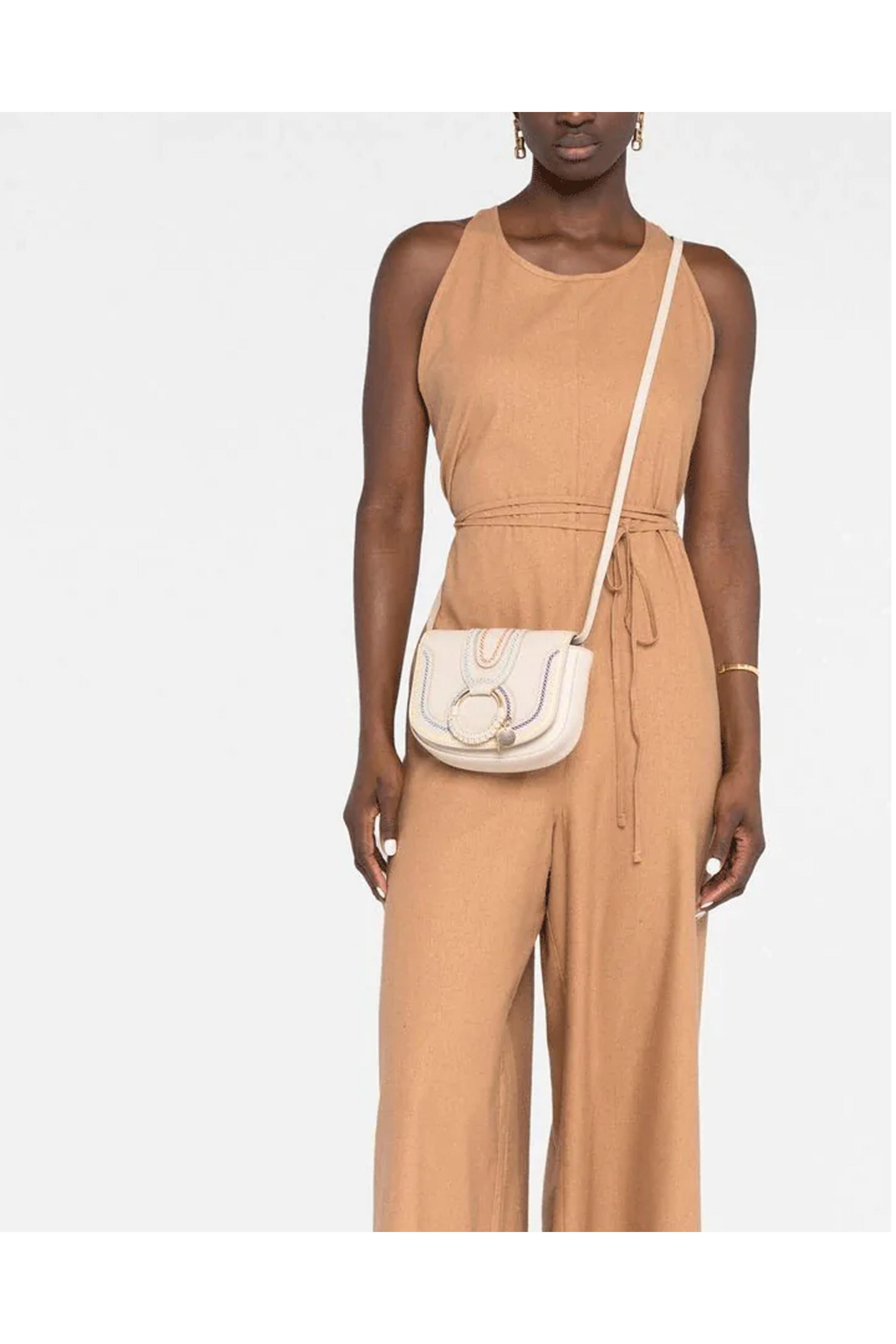 See by Chloe マイクロバッグ See by Chloé - Mini Hana Leather Bag in Cement Beige