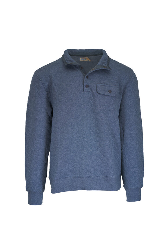 Faherty Brand Epic Crystal Creek Quilted Pullover Jacket - view 1