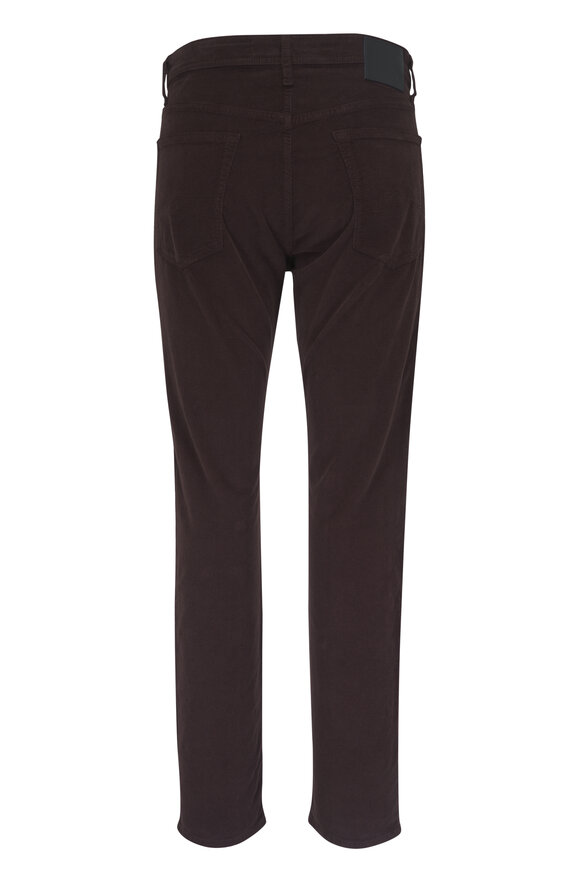 AG Tellis Brown Modern Slim Corduroy Pant - view 4