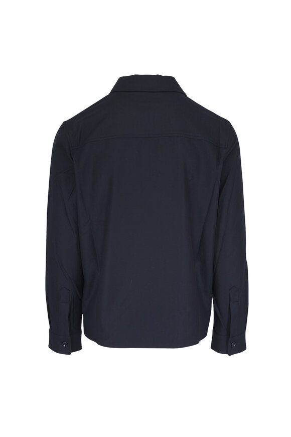 Marco Pescarolo Urus Navy Blue Cashmere Full Zip Jacket - view 4