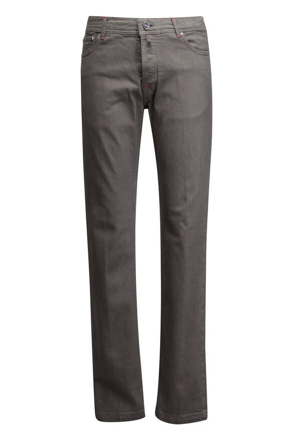 Kiton - Cornflower Blue 5 Pocket Denim Pant | Mitchell Stores