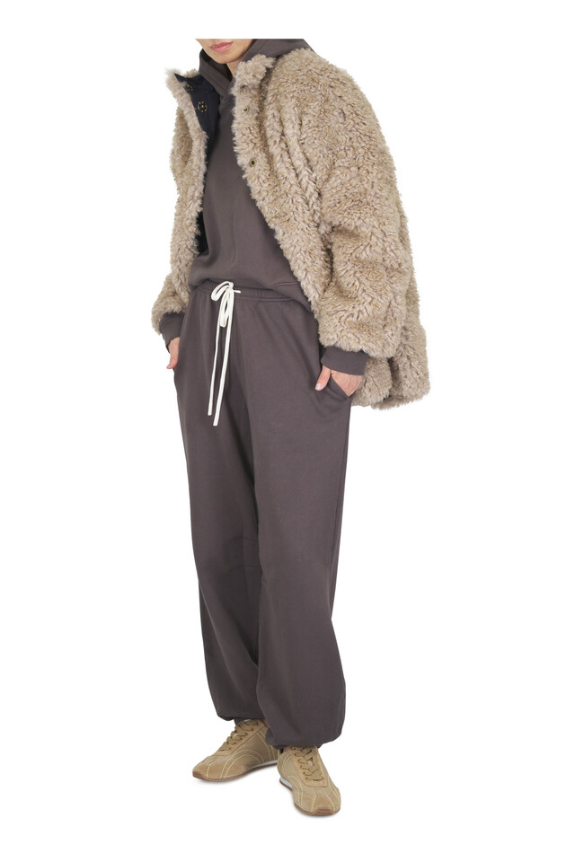 Designer outfit featuring Jetties Brown Lightweight Sweatshirt Jogger and Delicioso Brown Cotton Sweatshirt