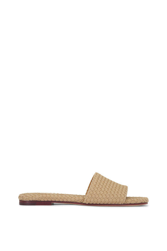 Naghedi St. Barths Camel Handwoven Slide - view 2