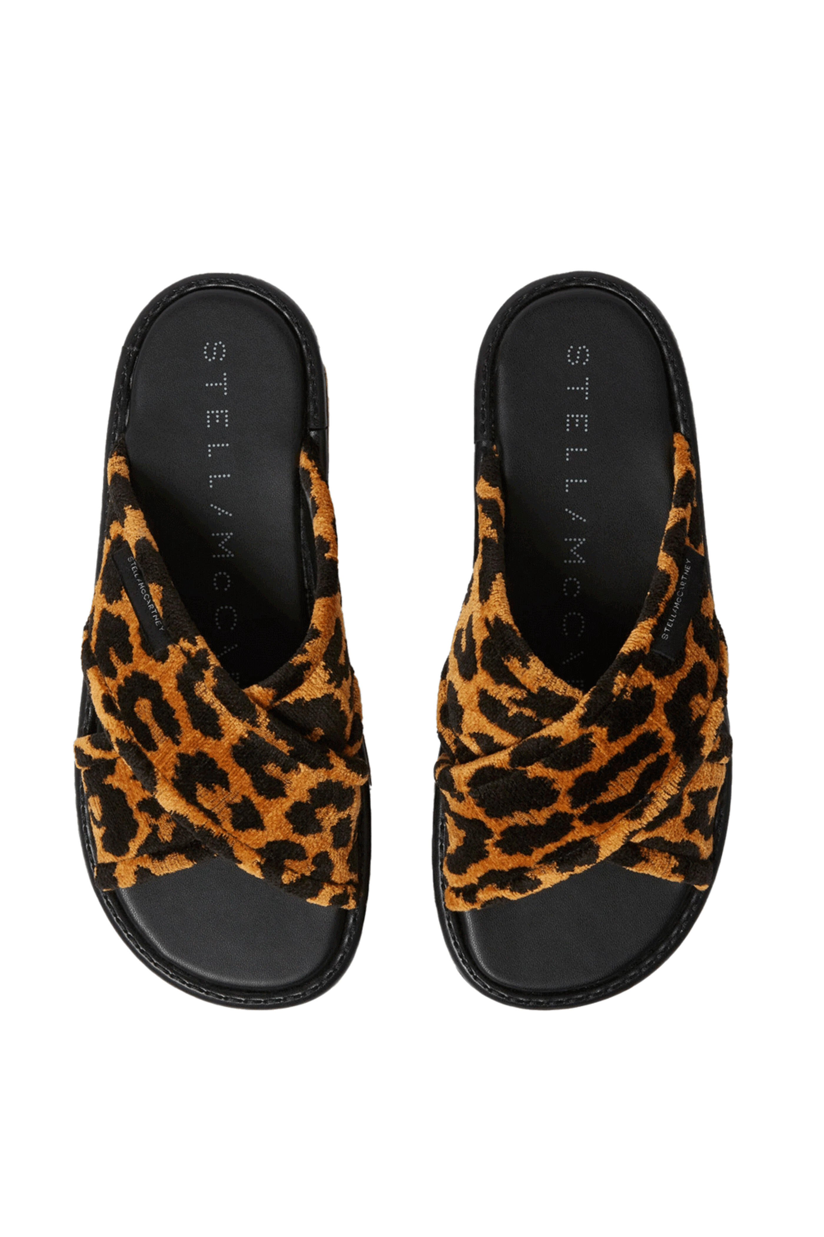 サンダル・ミュール Stella McCartney SS25 'Elyse' sandals (810387AFACL0 8536) Stella McCartney Elyse Logo Sandals – Cettire