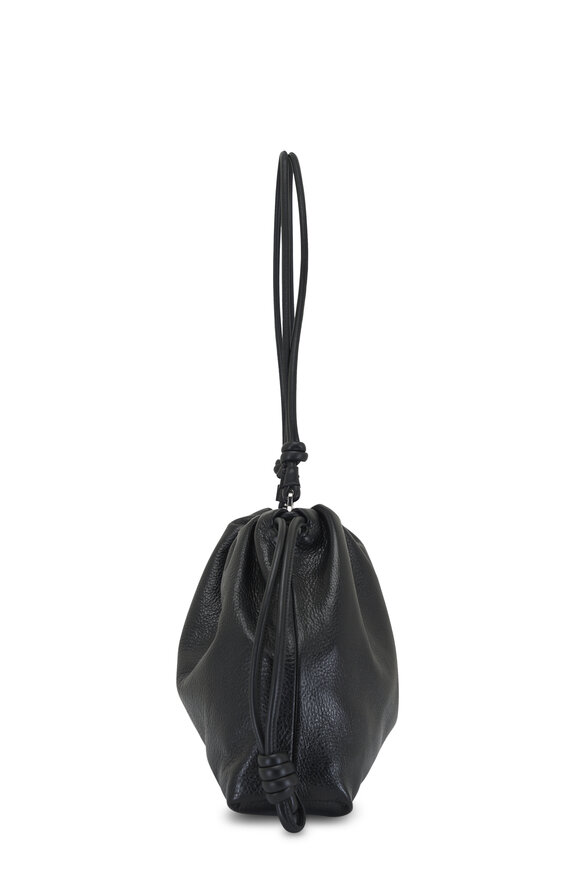 Loewe - Large Flamenco Black Leather Shoulder Bag