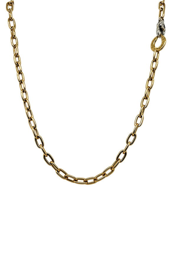 Aaron Henry 18k Gold Long Cable Chain Necklace - view 1