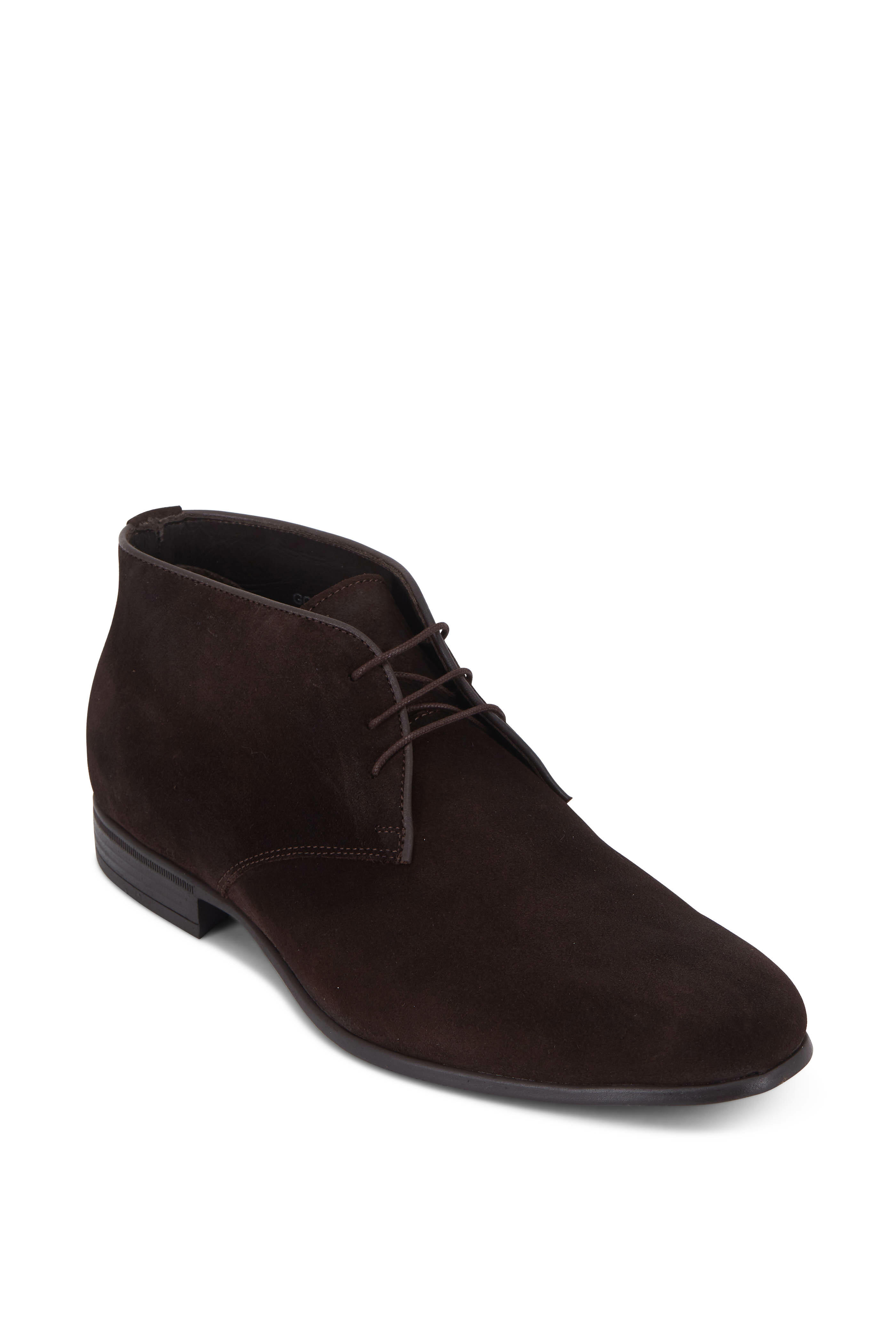G Brown - Taylor Dark Brown Suede Chukka Boot