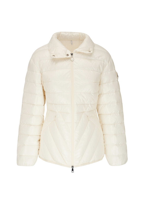 Moncler - Abante White Short Down Jacket