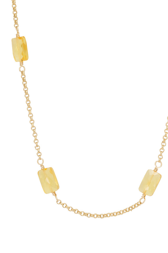 Cristina V. Baby Rolo Chain Necklace - view 2